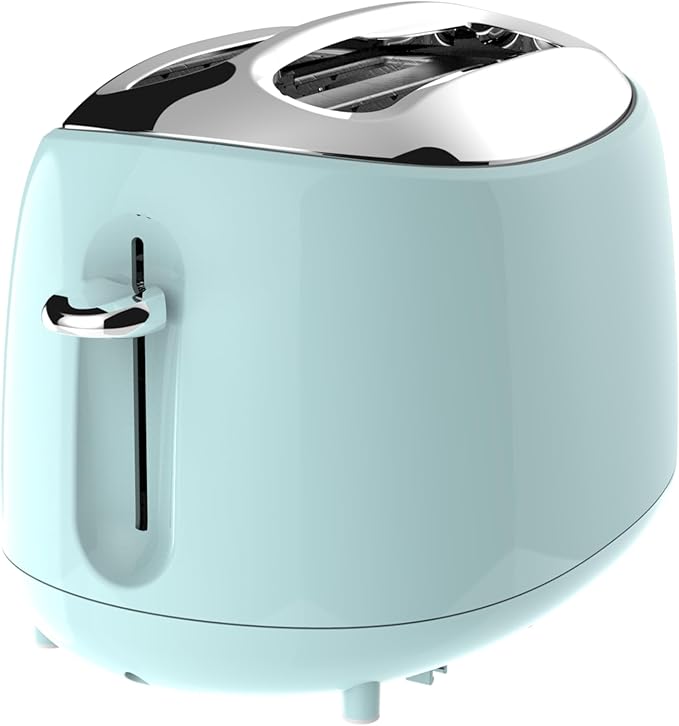 Brentwood Appliances Cool-Touch 2-Slice Retro Toaster with Extra-Wide Slots (Blue)
