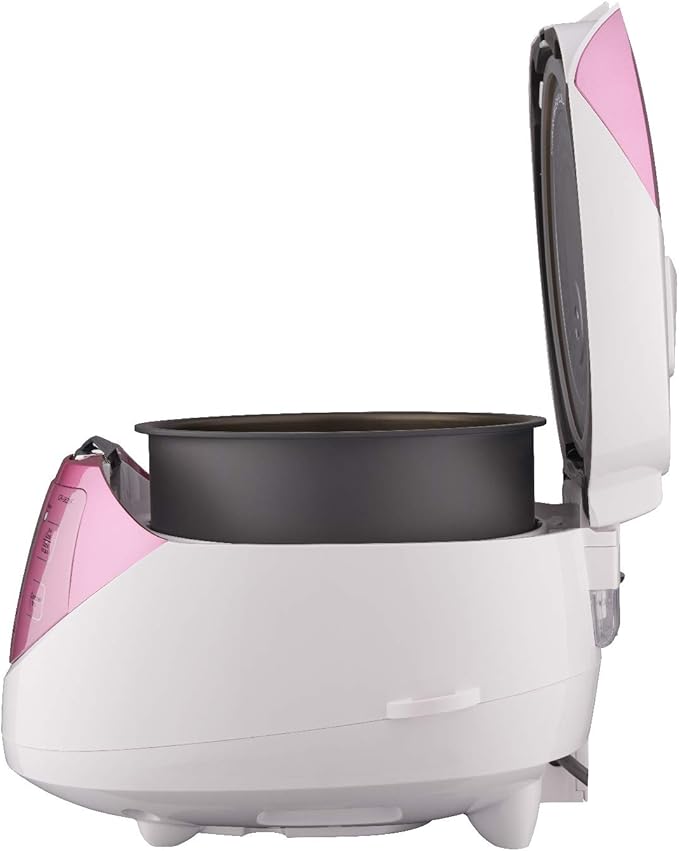 CUCKOO Micom Rice Cooker 6 Cup Uncooked / 12 Cup Cooked Korean Fuzzy Logic Rice Cooker with Delay Timer &amp Keep Warm Setting Versatile Food Steamer with Non-Stick Inner Pot Pink (CR-0631F)
