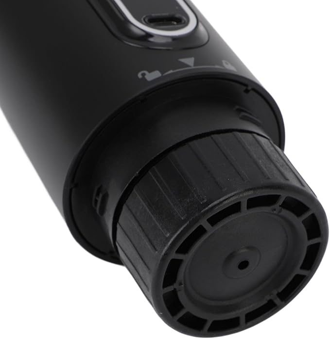 Portable Coffee Maker Self Heating Type C Rechargeable Handheld Capsule Coffee Maker Machine Ground Coffee Capsules 100ml Stable Pressure 2500mAh Battery (Black)
