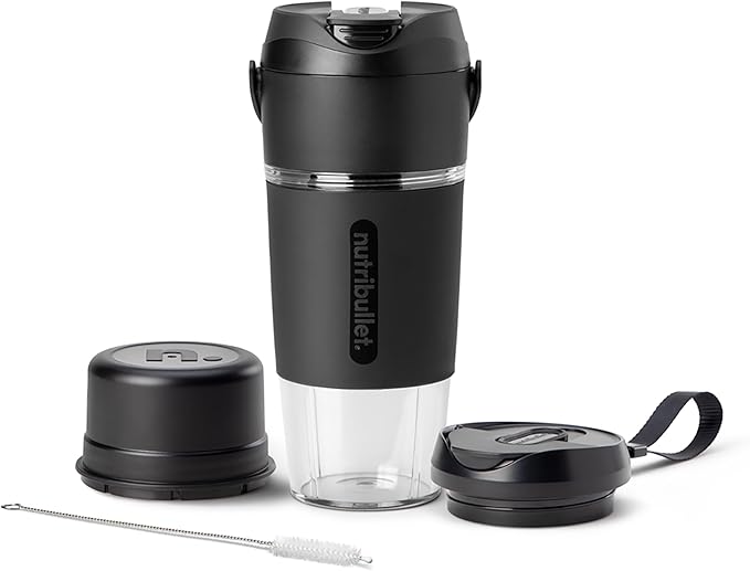 nutribullet Flip Portable Blender with Tritan Cup Cordless Black NBPB10350