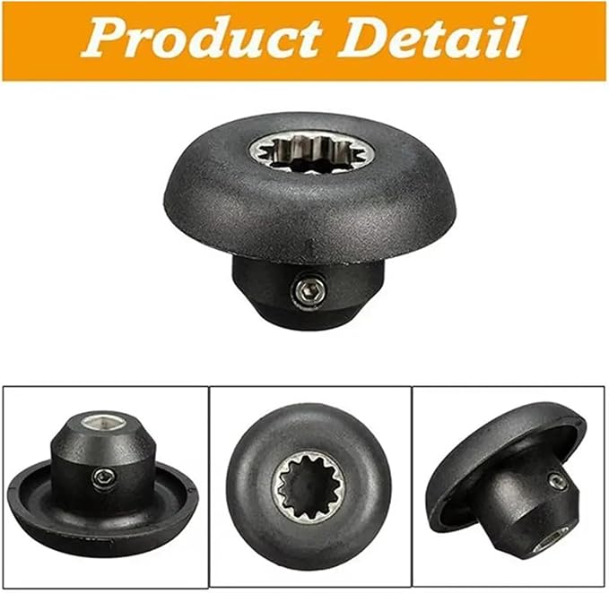 1Set Mushroom Head Connector Blender Drive Socket With Wrench Screw Universal Spare PartsCompatible For Vitamix Black