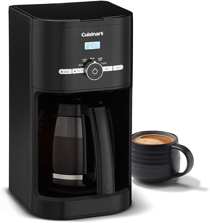 Cuisinart Classic 12-Cup Programmable Coffeemaker Black DCC-1120BKNAS