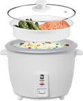Bene Casa Rice Cooker with glass lid10-Cup Dishwasher safe rice cooker with auto cut off steamer rice maker with keep warm facility.