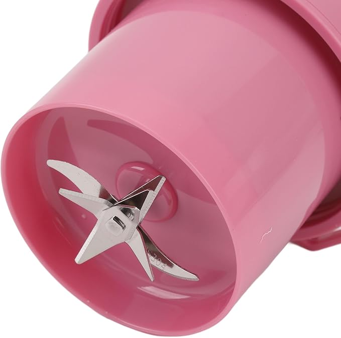 Portable Blender Cordless Blender Travel 1000ml 18000RPM 3000mAh Long Lasting Battery with BPA Material for Smoothies Shakes Food (Pink)
