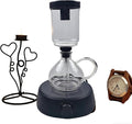 Electric Siphon Coffee Maker Syphon Coffee Maker Brewer Extraction Machine Electric Vacuum with Heating Furnace 350ml Capacity for Home Camping.
