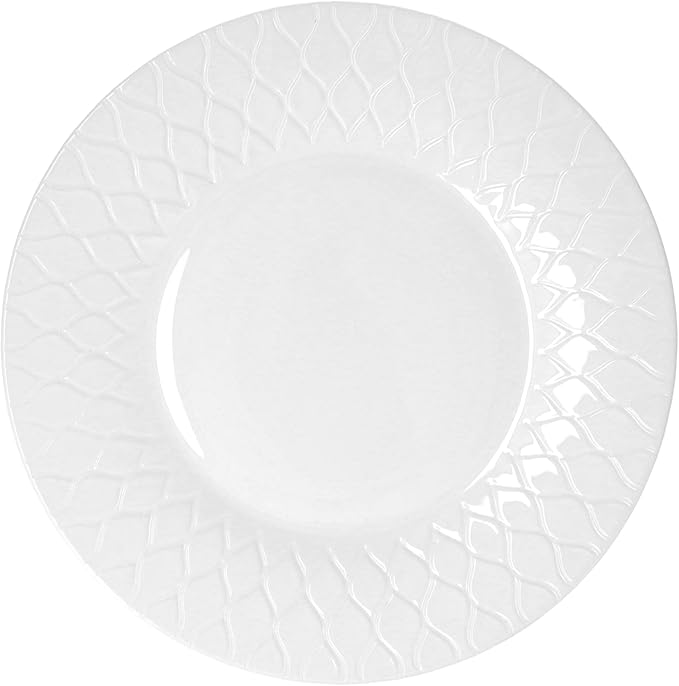 Luminarc Amario 12-Piece Opal Glass Dinnerware Set White