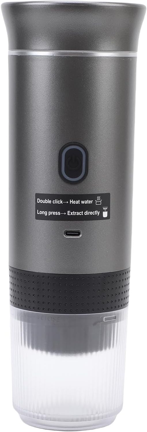 Yosoo Portable Coffee Maker Lightweight and Easy to Carry with 20 Bar High Pressure Pump USB C Charging Cable for Camping Travel and Office Ideal Present for Coffee Lovers (3)