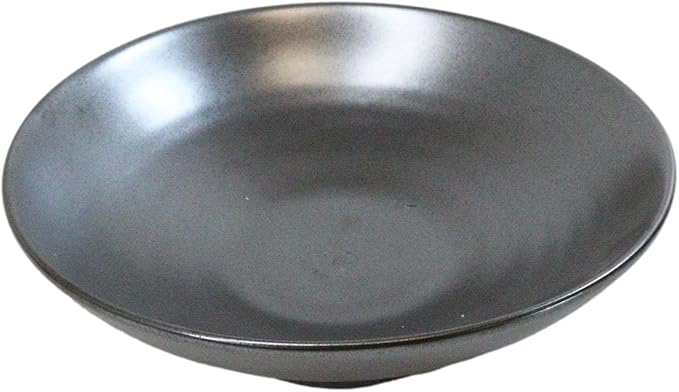 Ebros Gift Iron Black Clay Underglaze Technique Tetsu Kesho Porcelain Dinnerware Kitchen Set Asian Japanese Restaurant Supply (Pack Of 4 Large Ramen Soup Dinner Bowl 36oz)