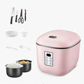 Rice Cooker/Home Multifunctional Smart Mini Rice Cooker Reservation Automatic Small 2.8L Cooking and stewing Rice Cooker (Pink A) (Pink B)
