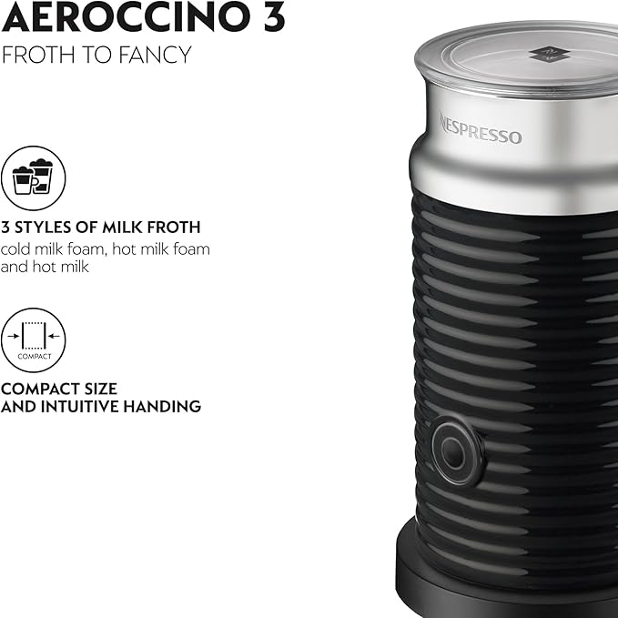 Nespresso Vertuo Pop+ Coffee and Espresso Maker by De'Longhi Samra Origins by The Weeknd Aeroccino3 Milk Frother and Togetherness Blend Double Espresso Light Roast 20-Count Coffee Pods