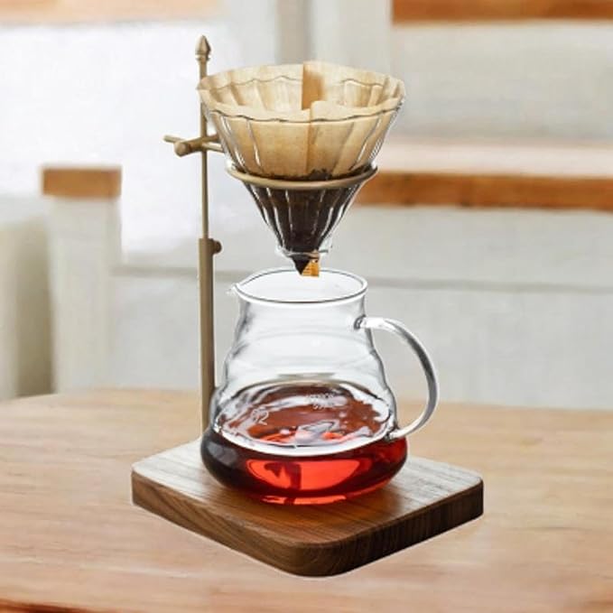 Metal Dripper Stand Coffee Dripper Heat Resistance Drip Coffee Stand Pour Over Coffee Maker Coffee Filter Holder for Bar Home