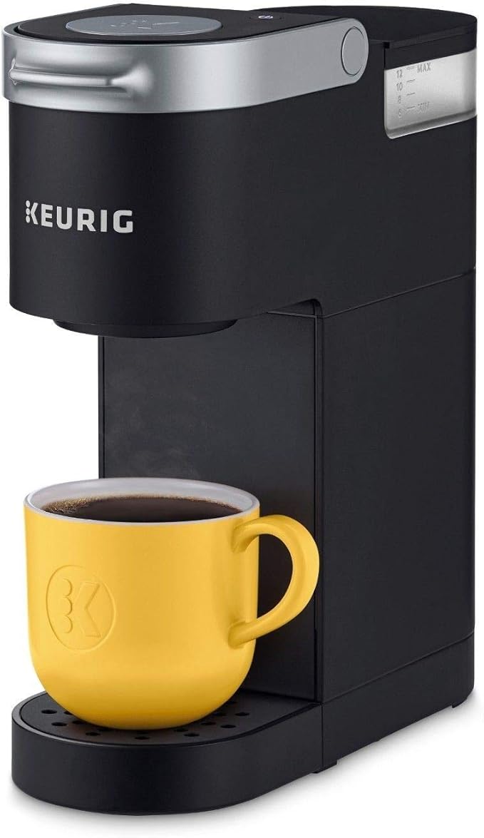 Keurig K-Mini Single Serve Coffee Maker Black &amp Works Non-Dairy Milk Hot and Cold Frothing Compatible K-Café Coffee Makers Only34 ounce Charcoal Frother