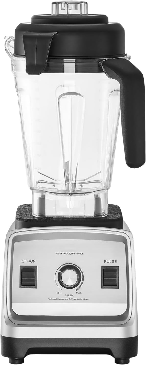 Happybuy Professional 1400W Blender for Smoothies 85 oz Capacity Multi-Functional Kitchen Blender with 2 Travel Cups Ideal for Smoothies Milkshakes and Juices