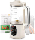 44oz Homemade Nut Milk Maker Machine Soy Milk Maker Homemade Almond Oat Juice Coconut for Plant-Based Drinks with Self Clean Boil Water Delay Start Keep Warm 12-Hour Smart Timer