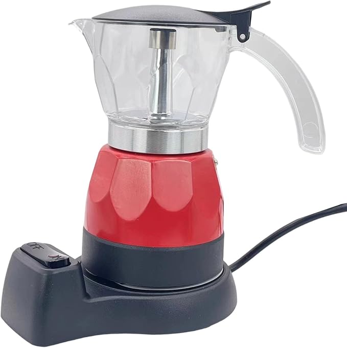 Zerodis Coffee Makers Coffee Cups Pour Over Tea Pot with Ergonomic Handle 150ml Large Capacity Drip Proof Quick Heating Brewer Accurate Pouring for Hot Cold Drink Kettle