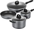 Nonstick Cookware Set 4 Pieces Induction Pots And Pans Sets Frying Pan Chemical-Free Kitchen Set With Stay-Cool Handle Saucepan Stock Pot Skillet Chef Pan Saute Pan St