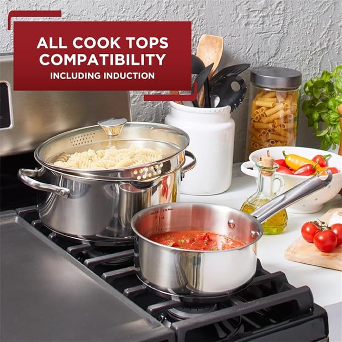 Pot for Cooking Pots Sets Dishwasher Safe 14 Piece Set Kitchen Cookware Set Cookware Kits Pan Accessories Pans Kit14 PcOne Size