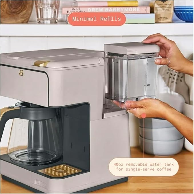 Multi-Brew Coffee Maker 12-cup carafe or a single-serve cup (Porcini Taupe)