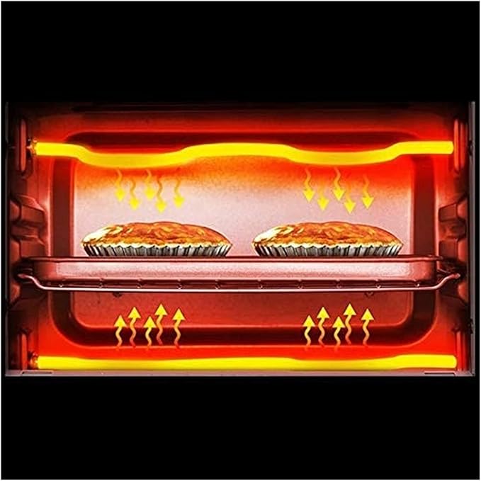 Stainless Steel Toaster Countertop Convection Oven w/Multiple Temperature Control Include Bake Broil Keep Warm