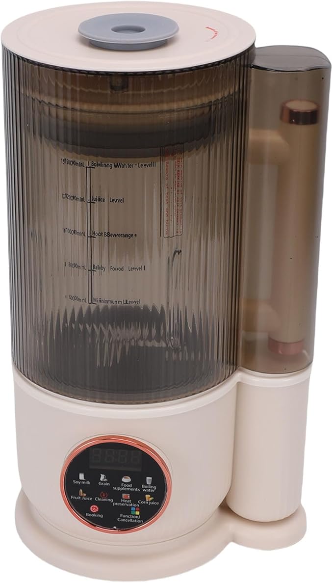 Haofy Blender 1500ML Capacity with Heat Preservation 8 Preset Programs for Milk Smoothie Hot Soup Nut Milk Maker for Family Kitchen Daily Use Small Apartments