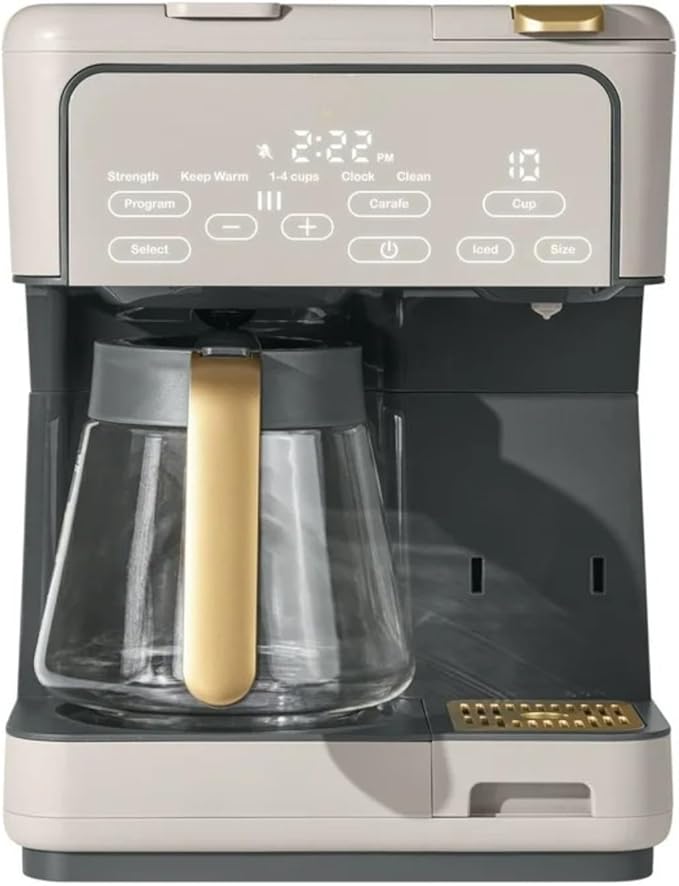 Programmable 12-Cup &amp Single-Serve Multi-Brew Coffee Maker Digital Controls Large Capacity Easy to Use