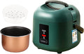 Mini Rice Cooker Home Dormitory Small Rice Cooker Non-Stick Inner Pot Make Rice &amp Steam Healthy Food &amp Vegetables(A) (A)