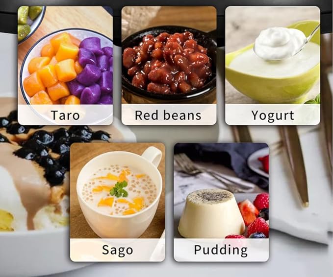 Tapioca Pearls Cooker Boba cook machine Non-Stick Pan 9L Mochi maker 1300W Pearl Cooking Pot Sago Cooker 110v/220v
