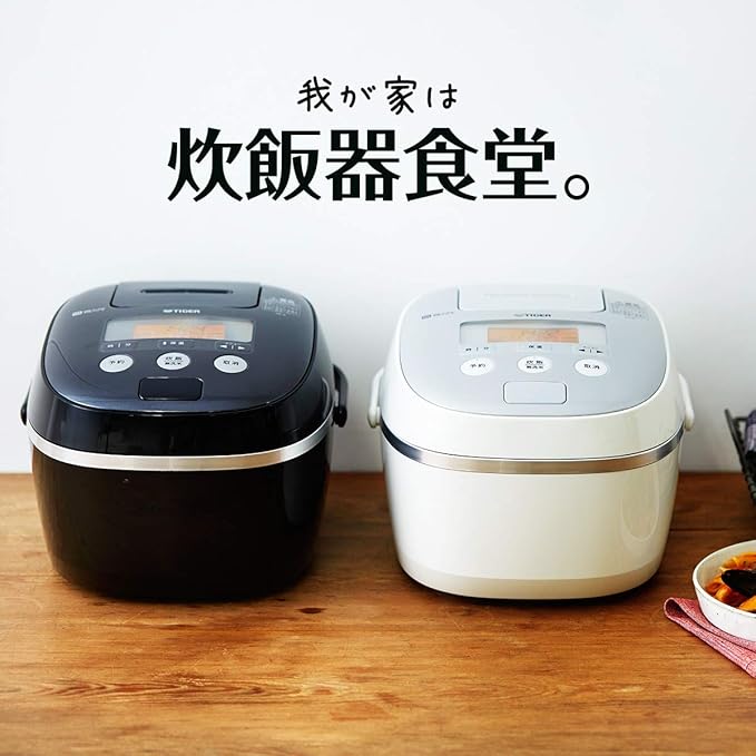 TIGER IH Rice Cooker  TAKITATE (freshly cooked)  (1.0L Cooked) JPE-A100-K (Black)【Japan Domestic genuine products】