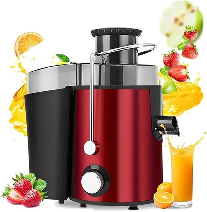 Juicer 250W Electric Juicer Stainless Steel Juicer Fruit Vegetable Food Mixer Blender Extractor Machine 2 Speed Setting 18000R / M