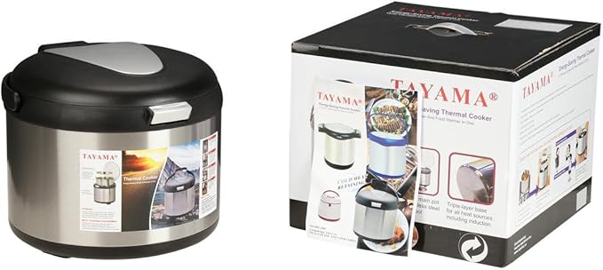 Tayama TXM-50CF Energy-Saving Thermal Cooker 5 L Black