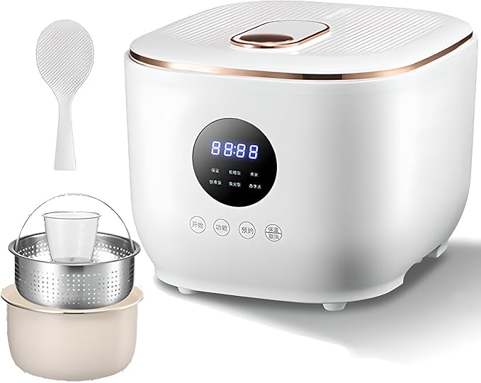 Low Sugar Rice Cooker 3L Portable Rice Cooker 5 Cooking Modes 24-Hour Smart Appointment 8 Hours Heat Preservation