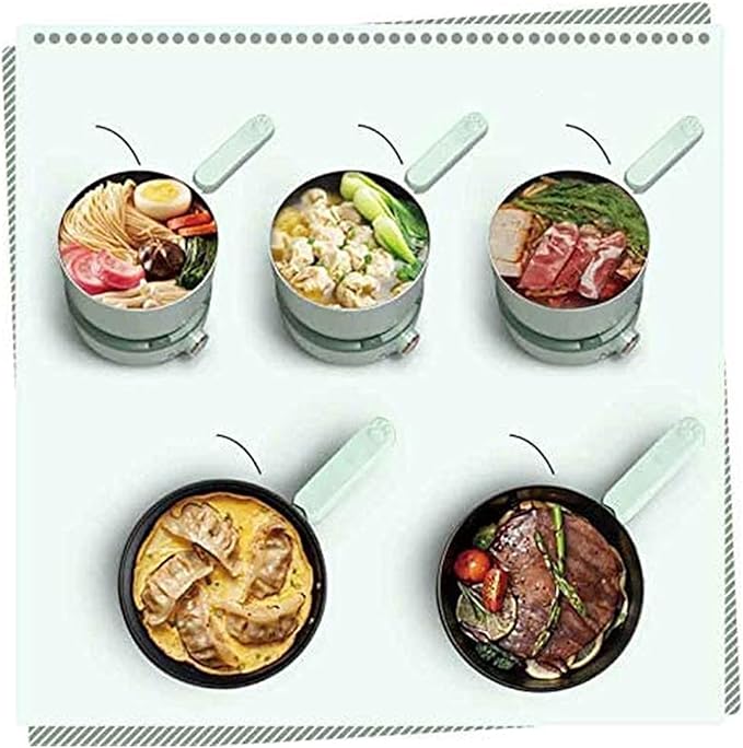 Rice Cooker Small Electric Lunch Box Non-Stick Pot Keep Warm Function Suitable for 1-2 People - for Cooking Soup Rice Stews Grains &amp Oatmeal