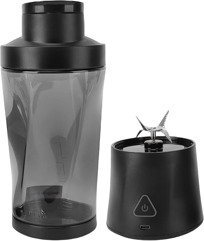 Portable Juicer Cup 22000 RPM High Power Blender with Type C Charging BPA Free Tritan Self Function Lightweight for Home Office Travel and Camping Dishwasher Safe