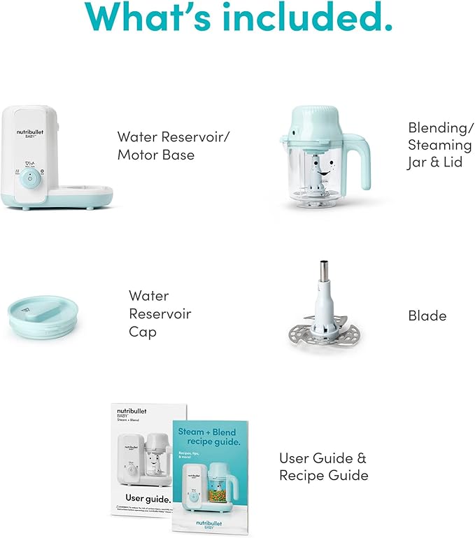 nutribullet Baby Steam + Blend White/Blue