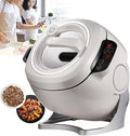 TsoLay Automatic Cooking Machine 1000W 6L Auto Cooking Wok Fried Rice Machine 360° Rotating and 3D All-Round Heating Adjustable 3-Gear Firepower 1 Click Smart Start for Stir Frying Stewing