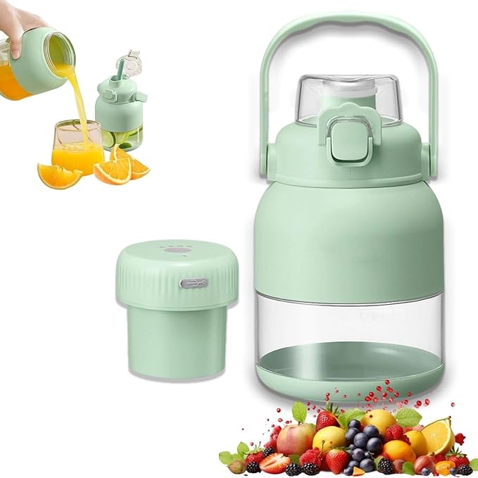 Mini handheld blender cordless portable electric blender direct squeeze juicing no strainer required dishwasher safe(Large)