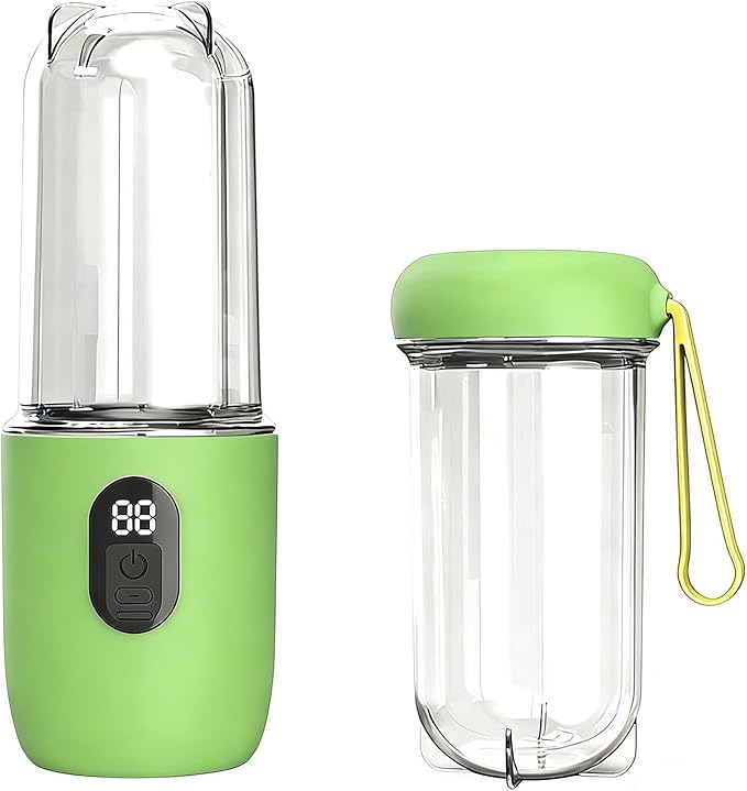 Portable Blender 20800 RPM 16.6oz 500ml Blender Juicer with 16 Leaves Stainless Steel Cutter USB Rechargeable Cordless Portable Juicer for Home Travel.