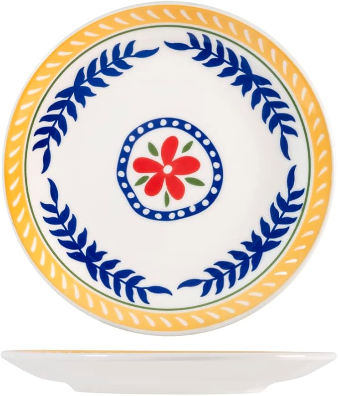 H&ampH Dolce Vita 18-Piece Stoneware Dinner Set Decorated Multi-Colour