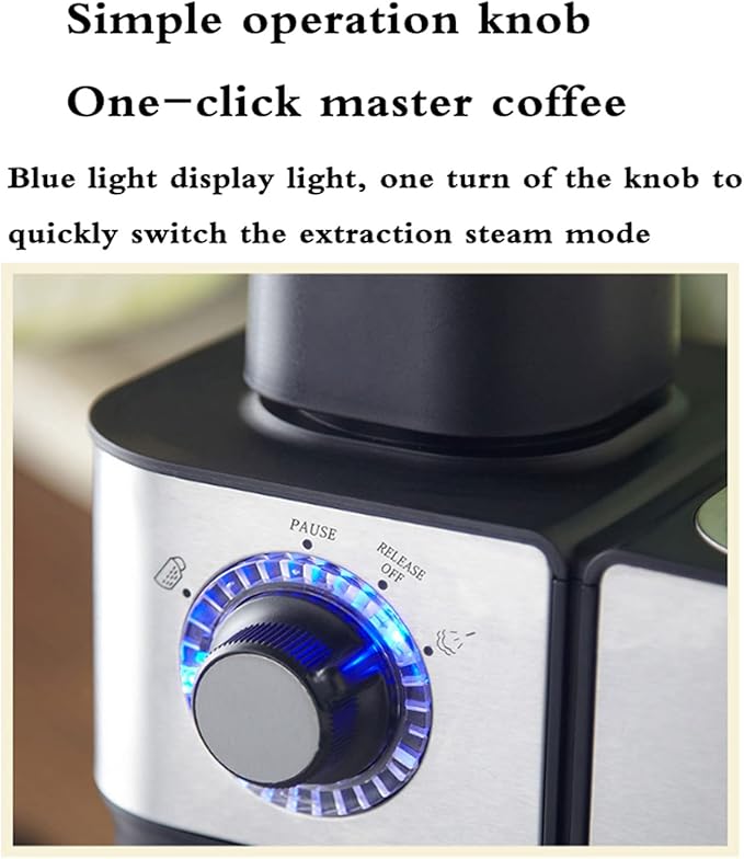 Machine Semi-Automatic Coffee Machine Italian steam and Milk frother 5bar Extraction Pressure Suitable for Cappuccino