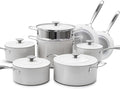 Nuwave Lux 13-Piece Premium Cookware Collection Next-Generation G11 Duralon Blue Ceramic Nonstick Ultra Durable PFAS-Free Lightweight &amp Works on All Cooktops
