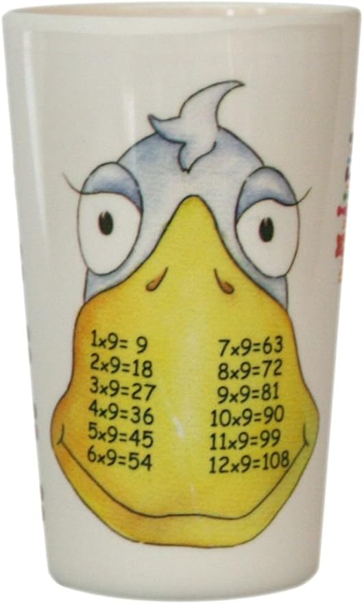 Times Table Dinnerware 4-piece Later Years 8 oz Melamine Tumbler Set