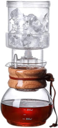 Iced Coffee MakerHandmade Cold Brew Coffee Make with Adjustable DripperCreative Cold Brew Coffee MakerIce Cold Brew Dripper Detachable Glass Cold Brew Maker for Home Office