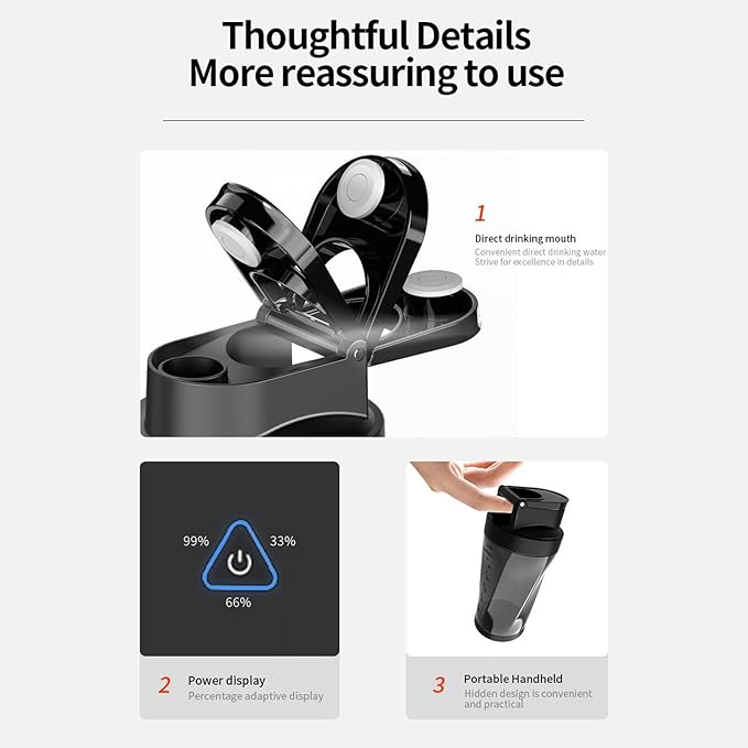 Pssopp Juicers RPM High Speed Personal Size Compact Mini Juicer Ice Crushing Mixing Cup for Shakes Smoothies Portable Blender 22000