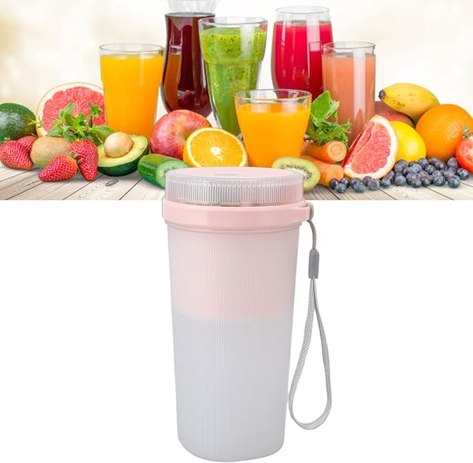 Portable BlenderPersonal Blender Personal Size Blender Mini Blender Cup Electric Juicer Cup 300ml Handheld Portable USB Rechargeable 6 Stainless Steel Cutter Juicing Blender Cup portable blen