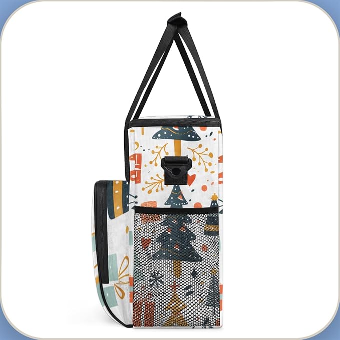 Magical Tree Coffee Maker Carrying Bag Christmas Gift Travel Storage Bag Compatible with K-Mini or K-Mini Plus Single Serve Coffee Brewer Carrying Case with Multiple Pockets &amp Shoulder Strap