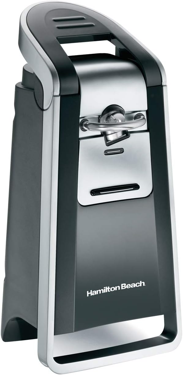Hamilton Beach 2 Slice Extra Long Slot Toaster and Electric Can Opener Bundle with Sure-Toast Technology and Smooth Edge Lid Cutting