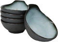 Ebros Gift Blue Sky Stars Artistic Seikai Porcelain Series Dinnerware Serveware Kitchenware Set Asian Japanese Dining Restaurant Supply (Pack Of 5 Small Ponzu Sauce Miso Soup Bowls With Handle 5oz)