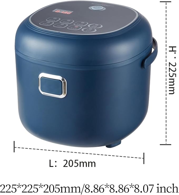 Electric Rice Cooker Rice Cooker for Car 2L Small with Six Pre Set Functions Food Steamer Travel Rice Cooker for Driving 24V(12V to 24V)