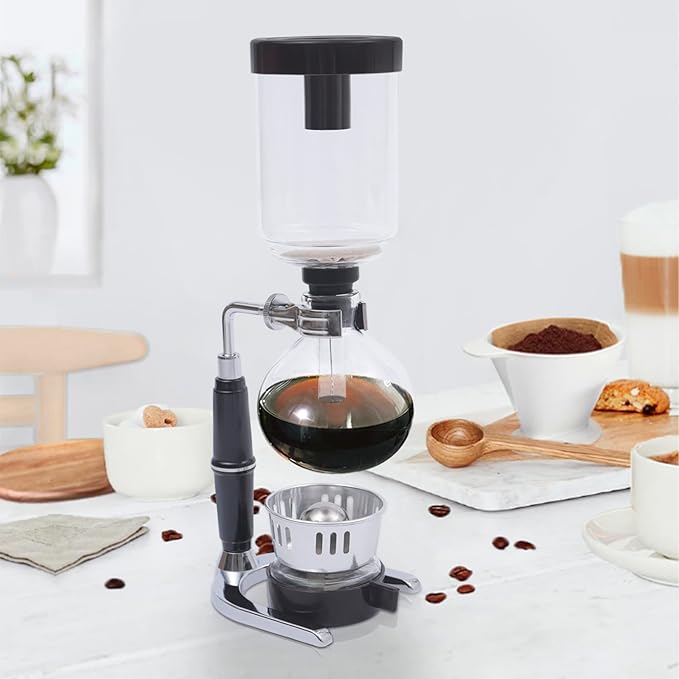 Siphon Coffee Maker Japanese Style Siphon Coffee Maker Tea Siphon Pot Vacuum Coffeemaker Glass Type