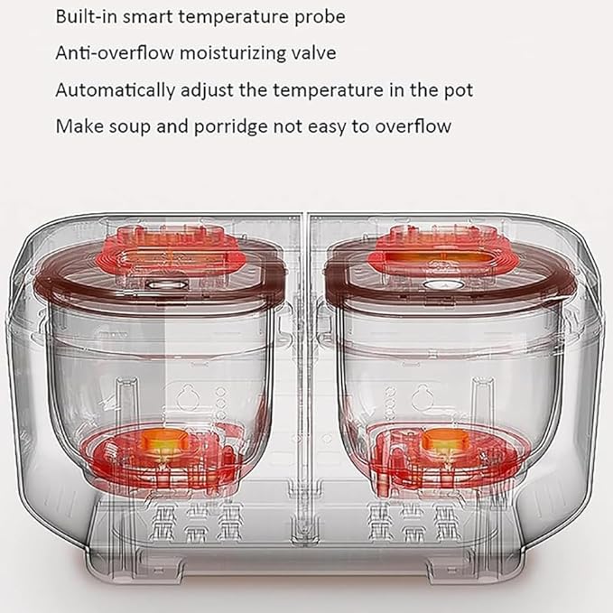 Professional Home Integrated Multi Function Rice Cooker Electric Double Inner Rice Cooker Intelligent Touch Screen Non Stick Integrated Rice Cooker 12H Appointment